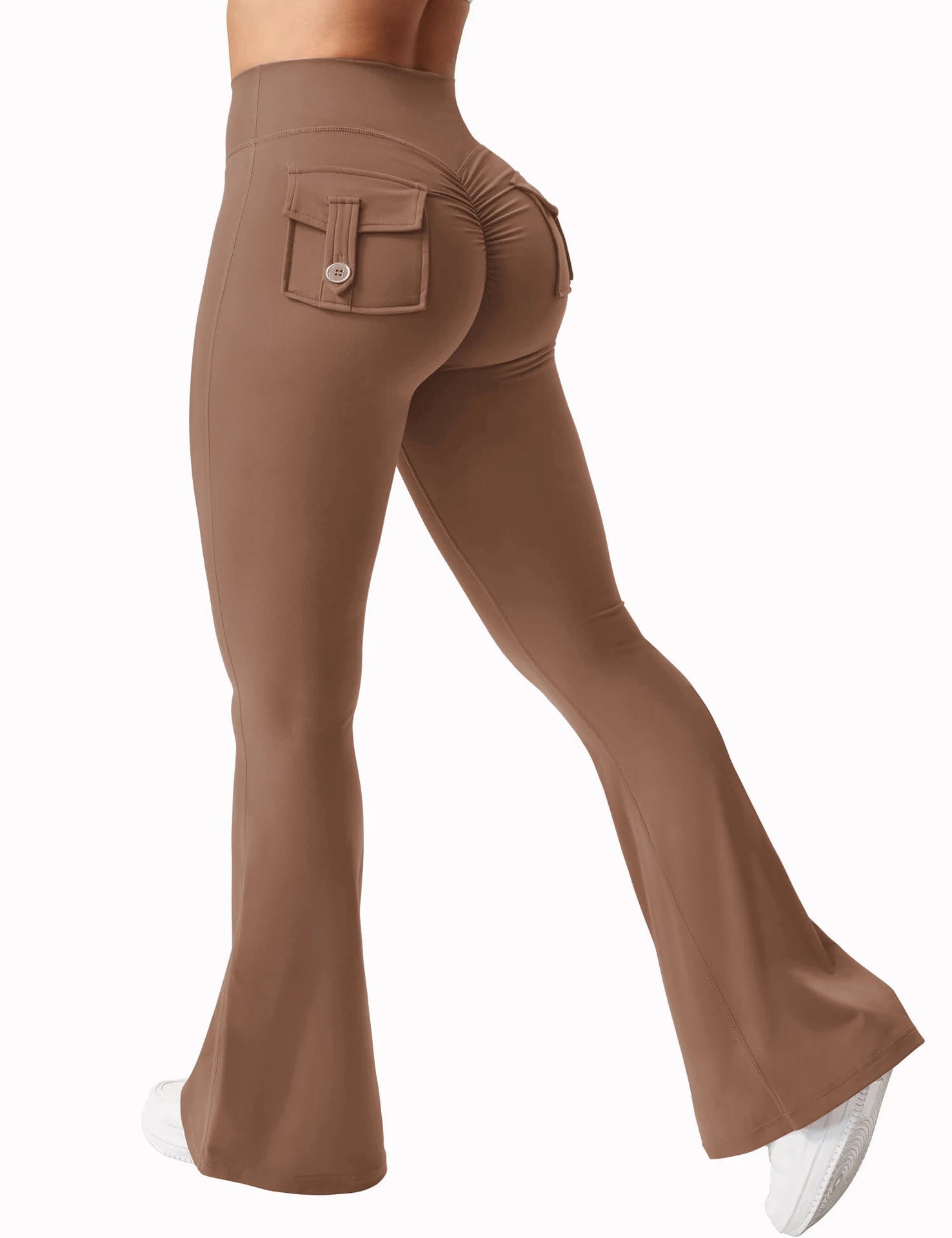 Wide-Leg High Stretch Yoga Pants